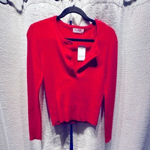 NWT Nordstrom Elodie Nordstrom Red Sweater